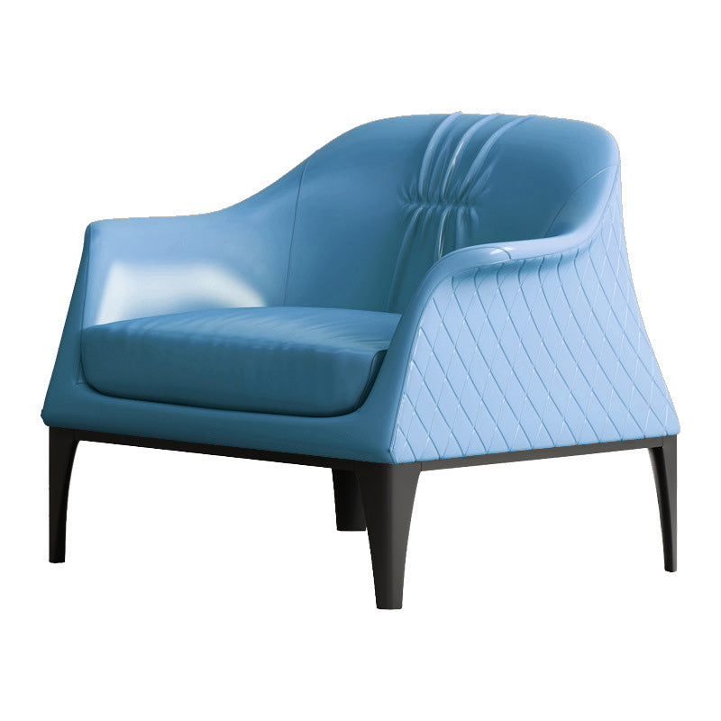 Living Room Mid-century Modern Accent Armchair Solid Color Arm Chair