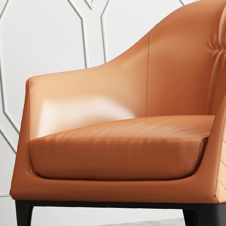 Living Room Mid-century Modern Accent Armchair Solid Color Arm Chair