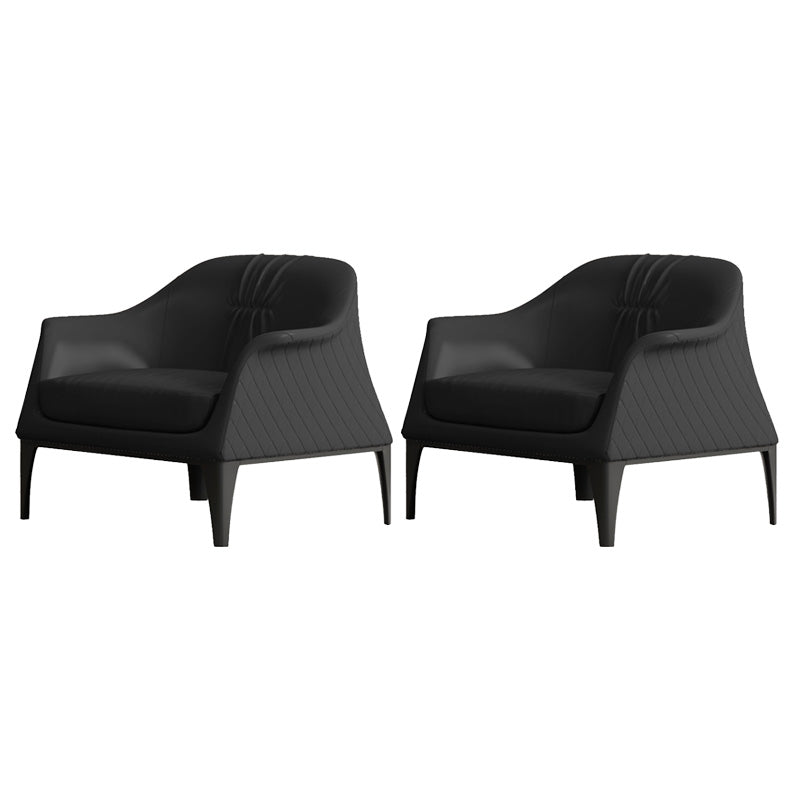 Living Room Mid-century Modern Accent Armchair Solid Color Arm Chair