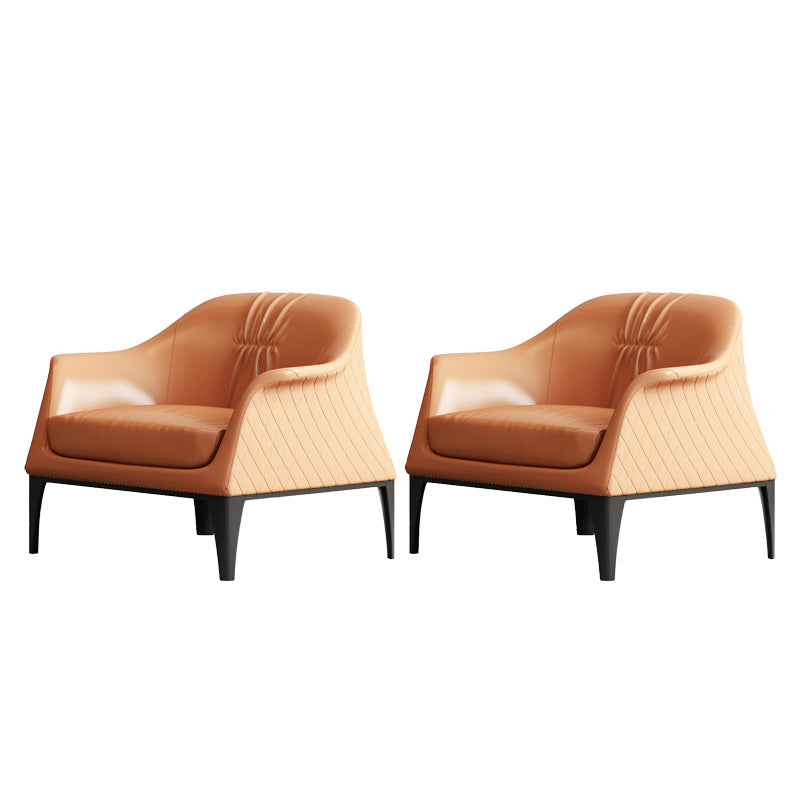 Living Room Mid-century Modern Accent Armchair Solid Color Arm Chair