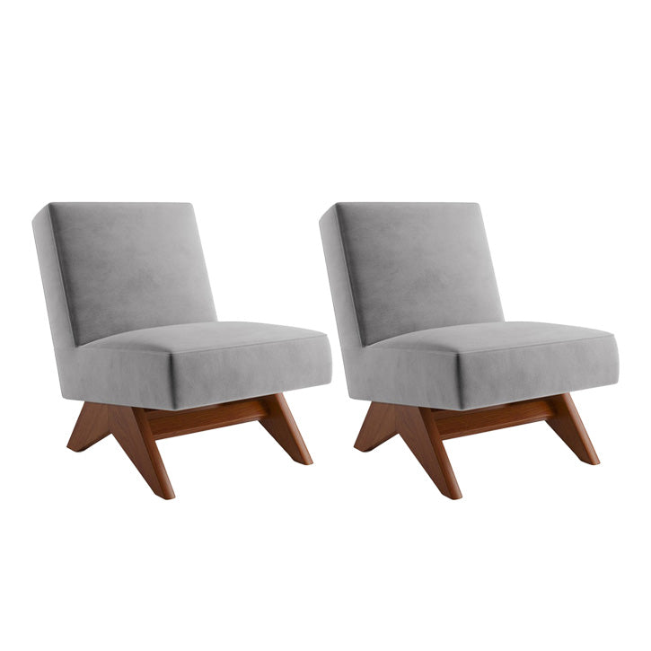 Mid-century Modern Slipper Chair Living Room Fino Accent Chair