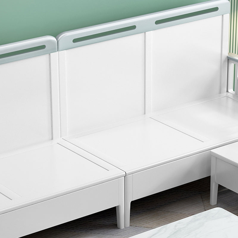 40"H Contemporary Sectional Sofa Fabric Sectional with Bostol Pillows