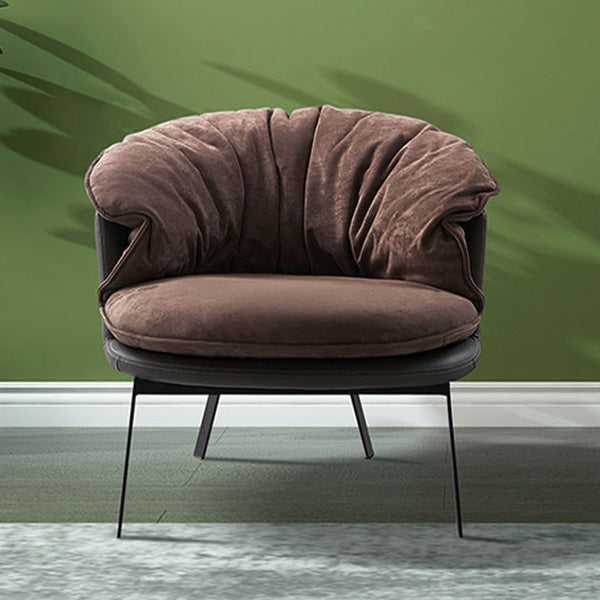 Solid Color Accent Room Chair Mid-century Living Room Lounge Chair