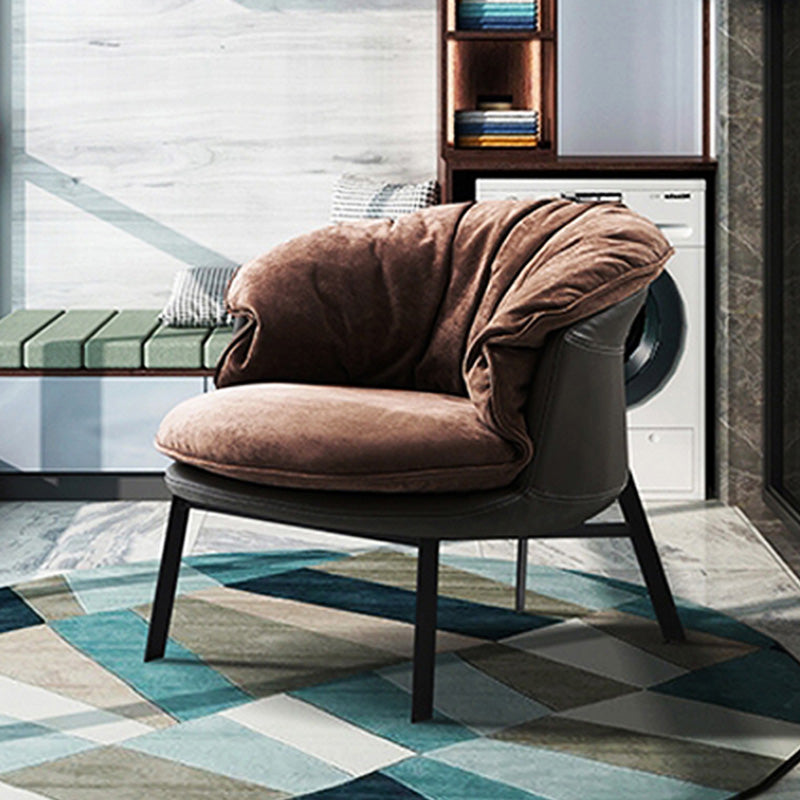 Solid Color Accent Room Chair Mid-century Living Room Lounge Chair