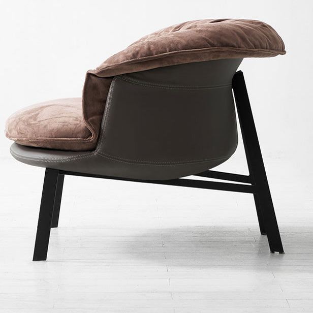 Solid Color Accent Room Chair Mid-century Living Room Lounge Chair