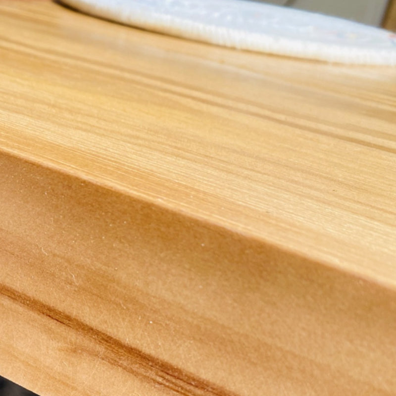 Sled 1 Single Coffee Table Scandinavian Pine Wood Rectangular Cocktail Table