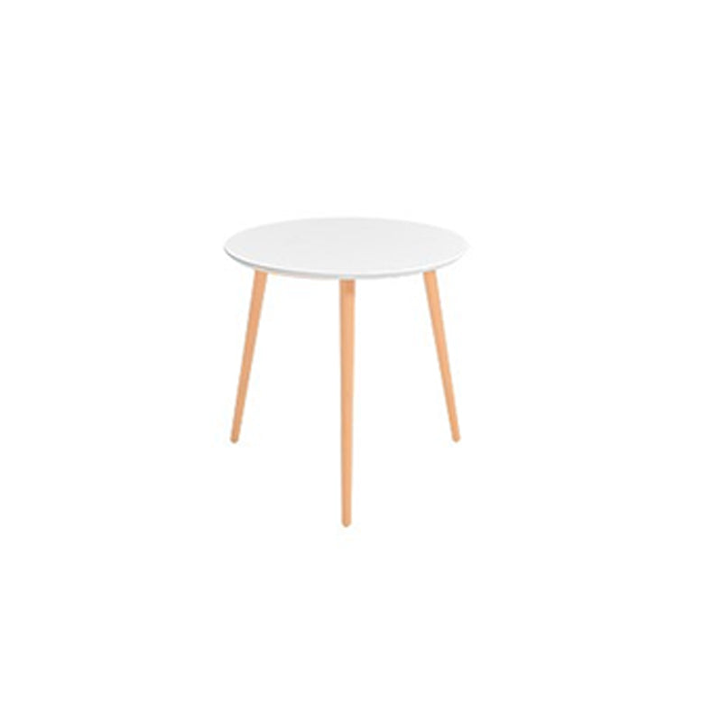 Contemporary Wood 3 Legs Round Living Room Accent Side Table