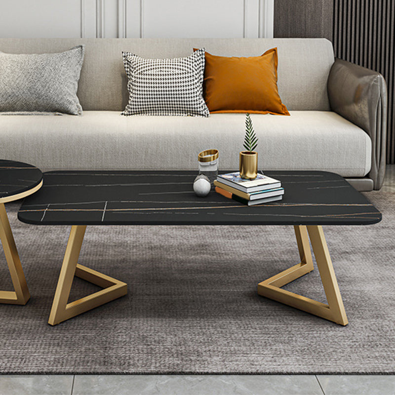 Slate Coffee Table Rectangle 17.7" High Coffee Cocktail Table