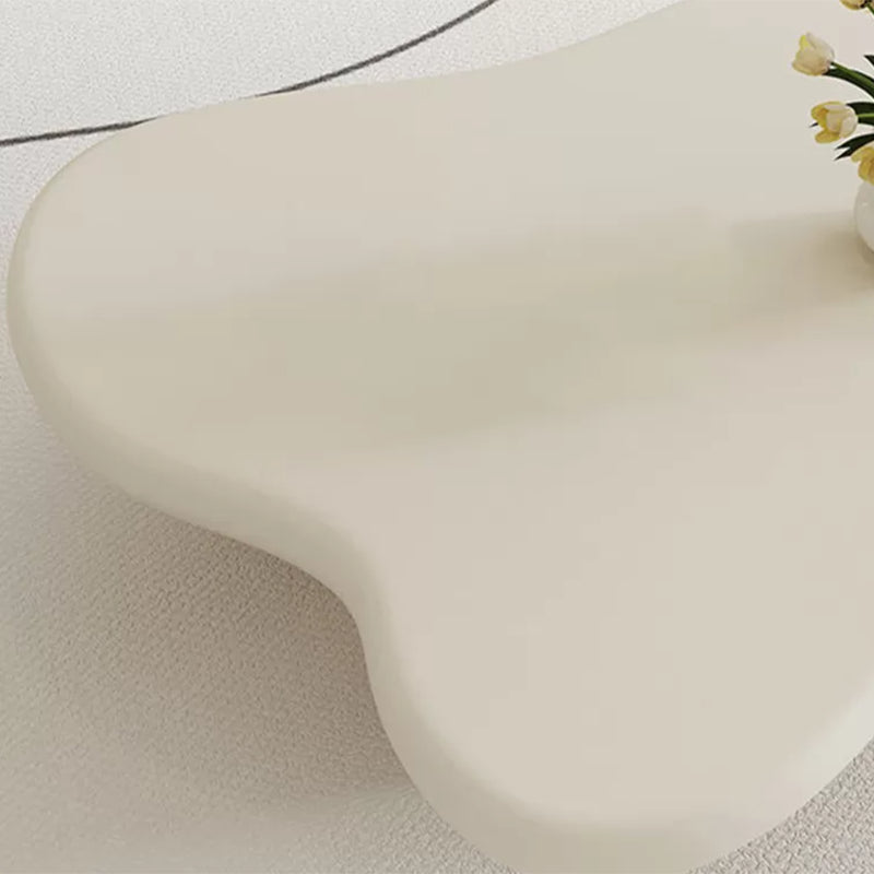 Nordic Cloud-Shaped Coffee Table Solid Wood 4 Legs Cocktail Table
