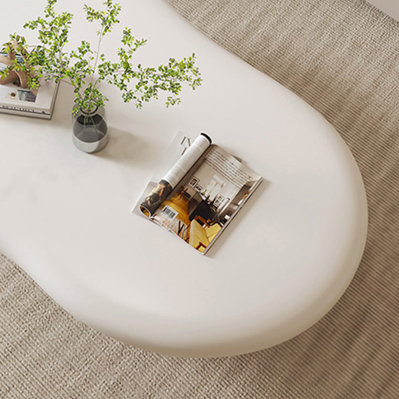 Scandinavian Free Form Coffee Table Wooden 4 Legs Cocktail Table