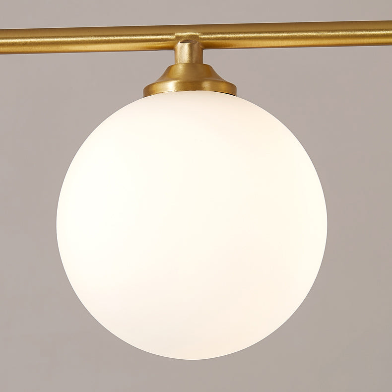 Simplicity Linear Hanging Lamps Glass Ceiling Pendant Light for Dining Room