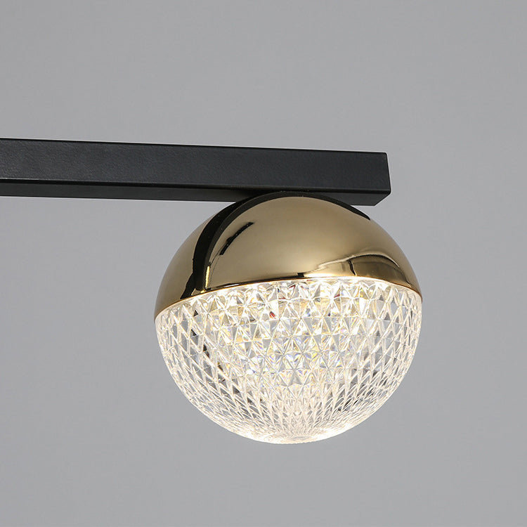 Multiple-Light Globe Island Lighting Modern Metal Island Pendant Lights