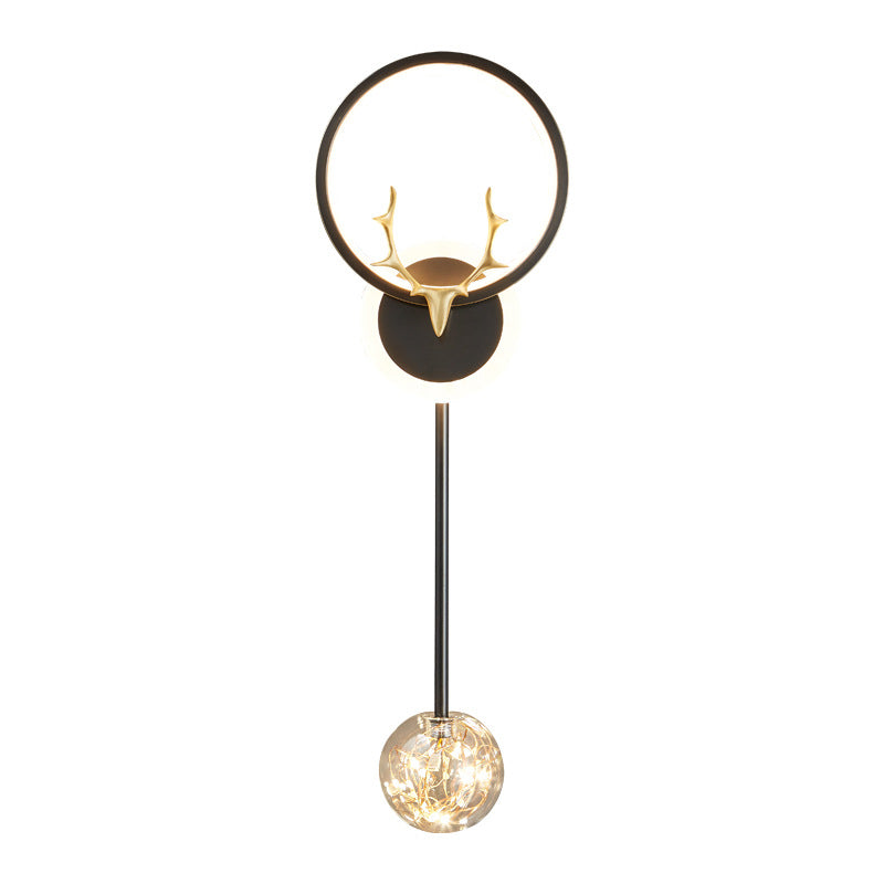 Contemporary Wall Sconce Copper Sconce Light Fixture for Bedroom