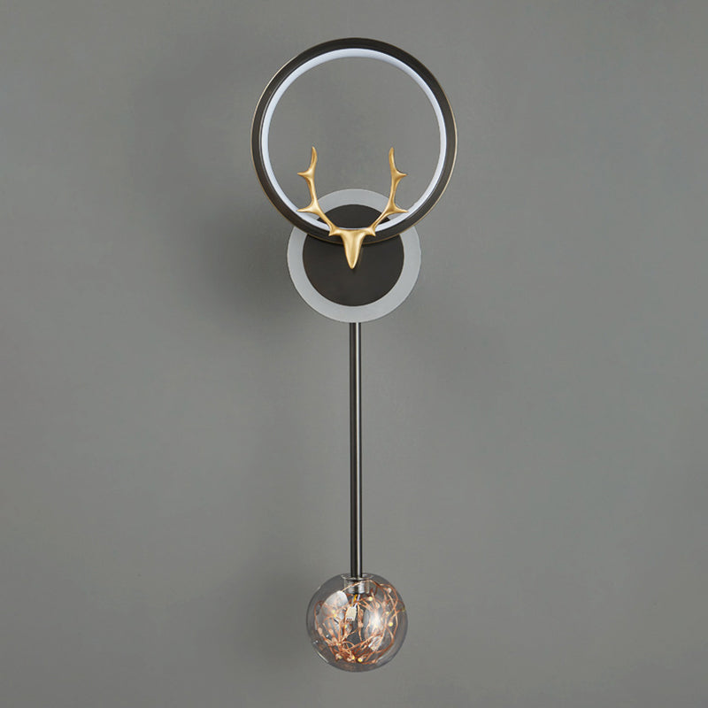 Contemporary Wall Sconce Copper Sconce Light Fixture for Bedroom