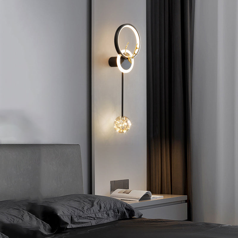Contemporary Wall Sconce Copper Sconce Light Fixture for Bedroom