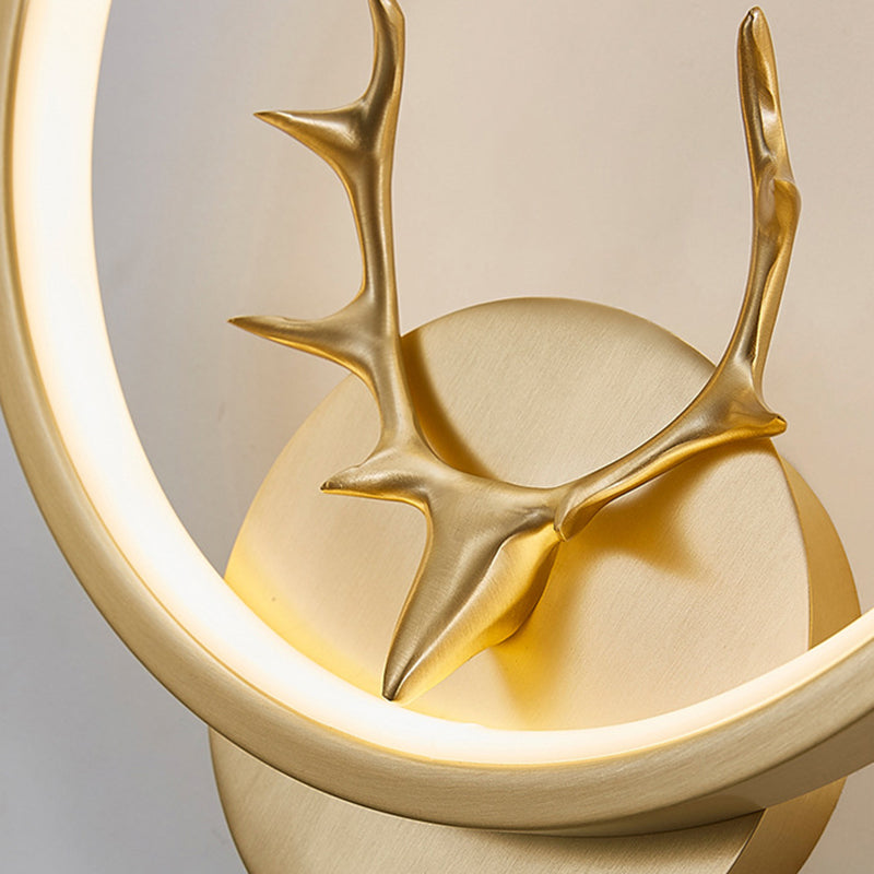 Metal Sconce Light Modern 1-Light Sconce Light Fixture for Bedroom