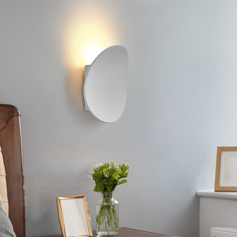 Modernism Style Single Wall Mounted Sconce Metallic LED Wall Light