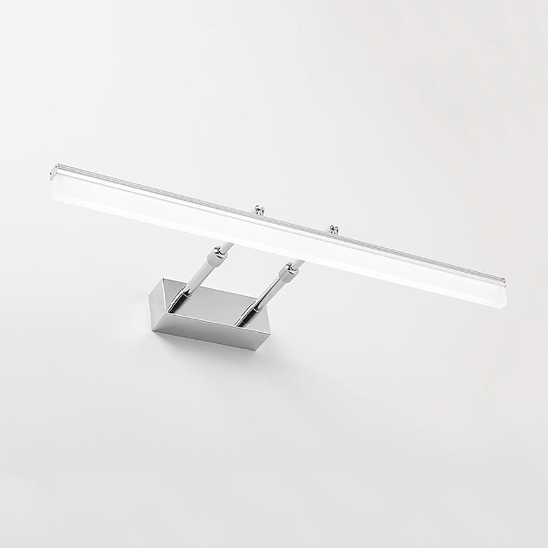 Modern Simple Vanity Light Rectangle Shape Scalable Vanity Lamp for Shower Room