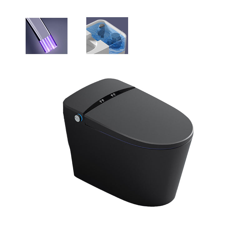 Heated Seat Modern Flush Toilet Concealed Tank One-Piece Toilet with Slow Close Seat