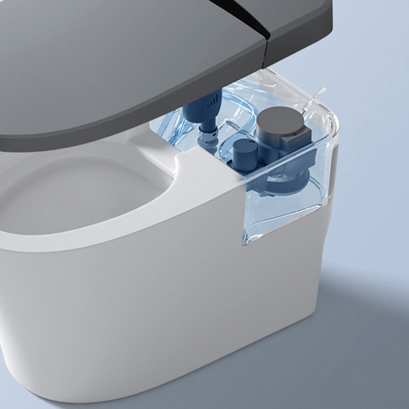 Heated Seat Modern Flush Toilet Concealed Tank One-Piece Toilet with Slow Close Seat