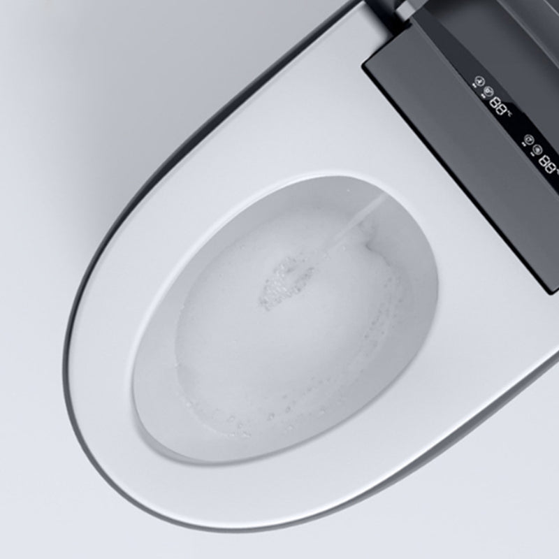 Heated Seat Modern Flush Toilet Concealed Tank One-Piece Toilet with Slow Close Seat