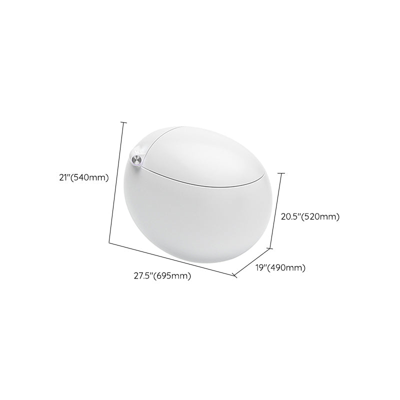 Modern Cotton White Floor Mounted Urine Toilet Siphon Jet Toilet Bowl with Toilet Seat