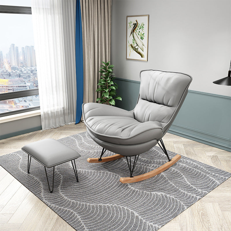 Living Room Simple Style Lazy Chair Waterproof Lounge Rocker Chair