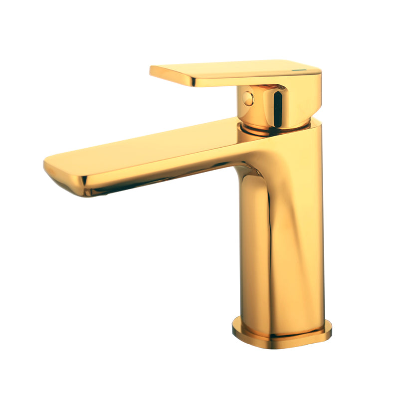Modern Copper Vessel Faucet Pure Color Lever Handles Low Arc Vessel Faucet