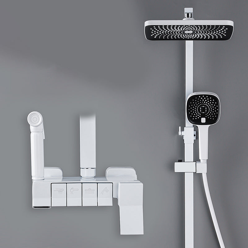 Modern  Pressure Balanced Diverter Valve Shower Faucet Adjustable Shower System