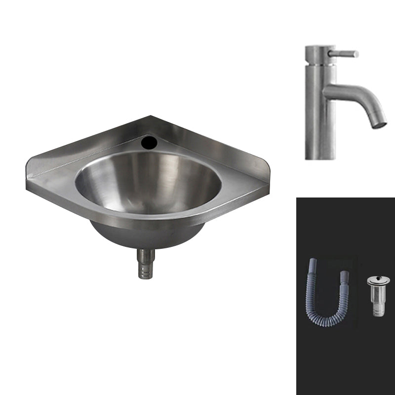 Modern Wall Mount Bathroom Sink Metal Wall Mount Bathroom Sink With Basin
