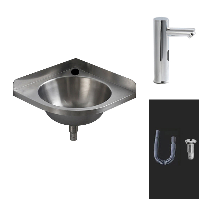 Modern Wall Mount Bathroom Sink Metal Wall Mount Bathroom Sink With Basin