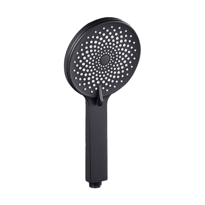 Contemporary Round Shower Head Solid Color Handheld Shower Head for Bathroom