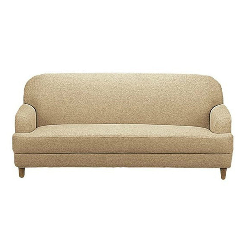 Contemporary Pink Cotton Settee Tight Back Sofa for Living Room