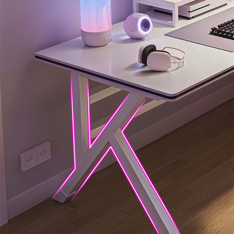 Contemporary Computer Desk Home Engineered Wood Office Desk with Legs