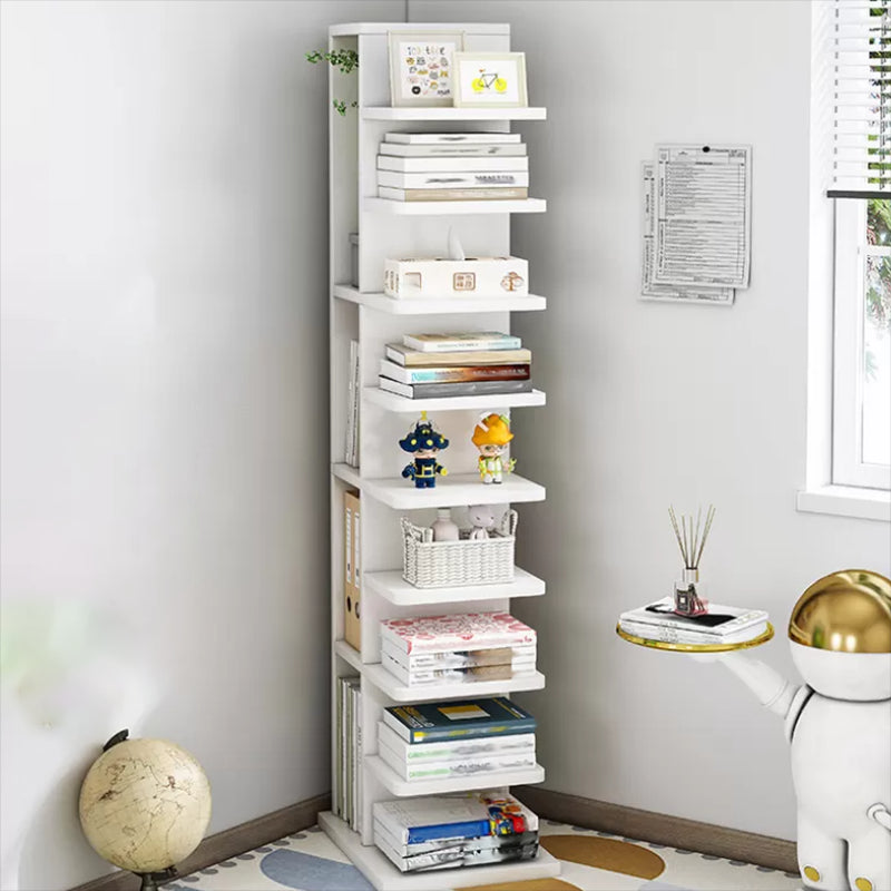 Engineered Wood Contemporary Bookshelf Standard Bookcase with Shelves
