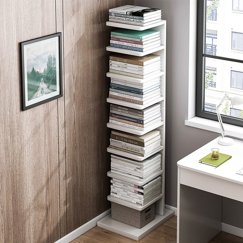 Engineered Wood Contemporary Bookshelf Standard Bookcase with Shelves