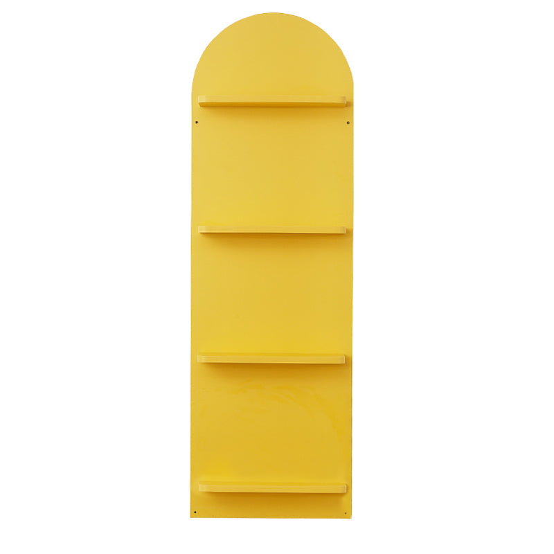 Scandinavian Wooden Bookcase Standard Closed Back Bookshelf with Shelves