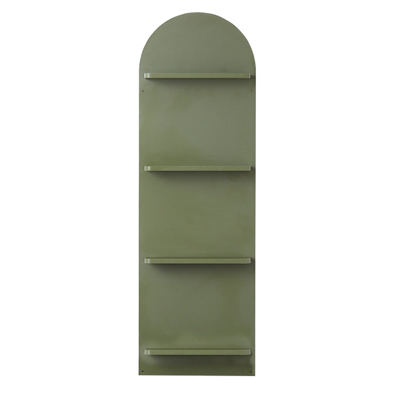 Scandinavian Wooden Bookcase Standard Closed Back Bookshelf with Shelves