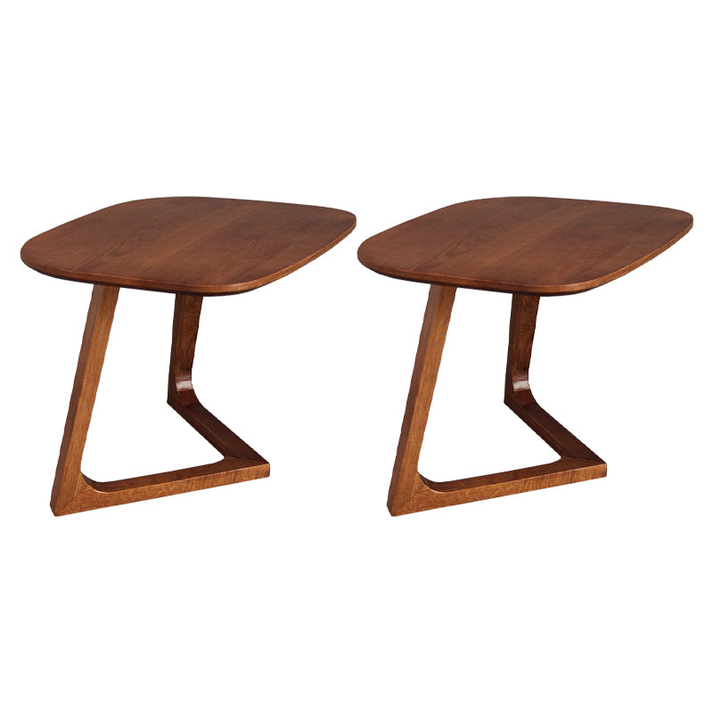 Scandinavian Solid Wood End Table Corner Table for Living Room