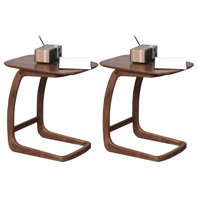 Scandinavian Solid Wood End Table Corner Table for Living Room