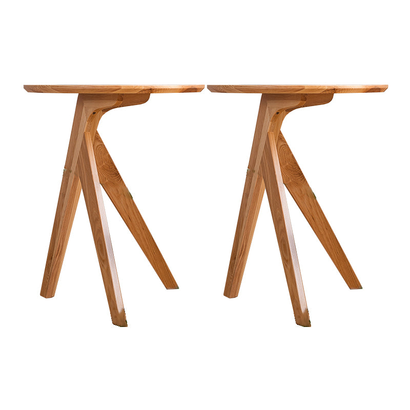 Scandinavian Solid Wood End Table Corner Table for Living Room