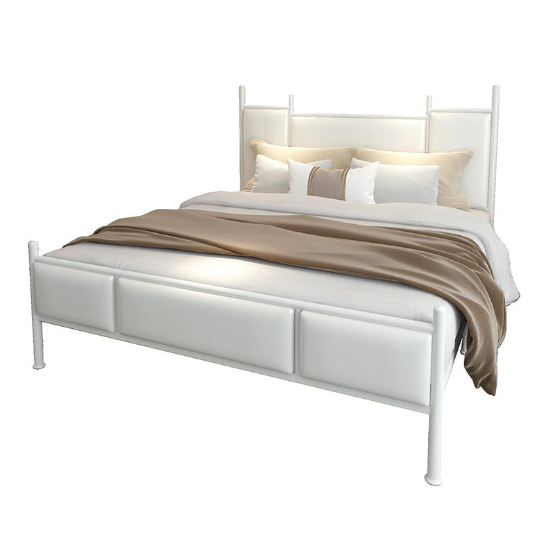 Metal Bed Frame Contemporary Standard Bed with Custom Gold Legs