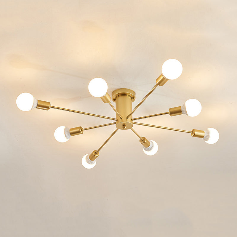 Metal Flush Mount Modern Style Flush Mount Ceiling Light for Banquet Hall
