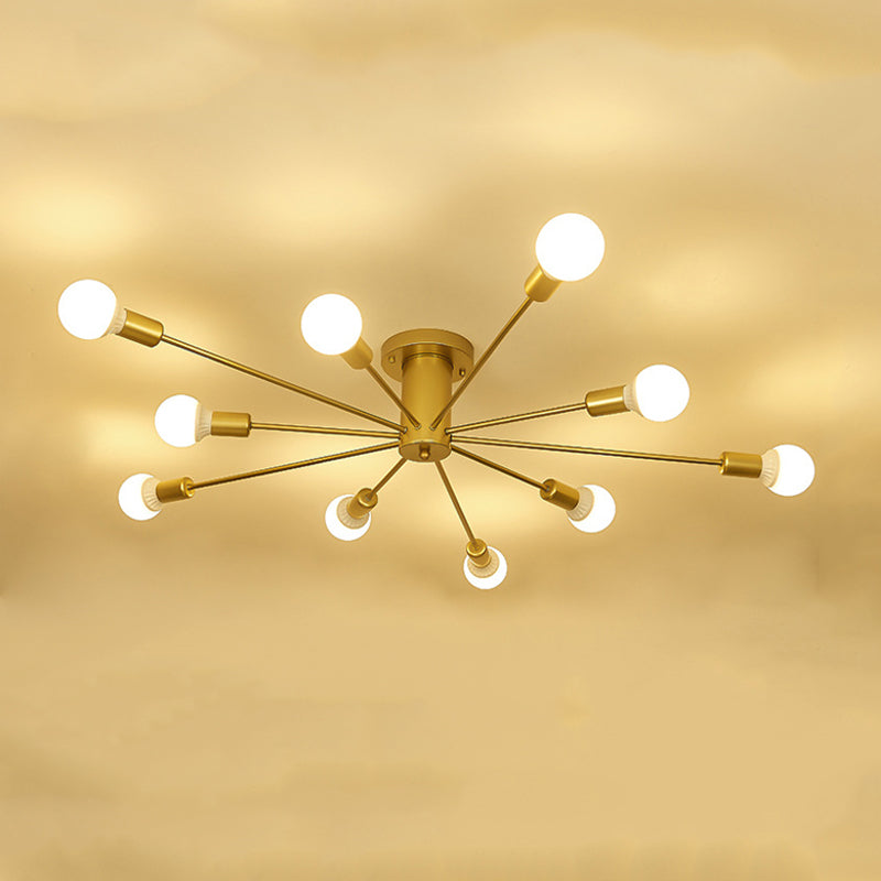 Metal Flush Mount Modern Style Flush Mount Ceiling Light for Banquet Hall