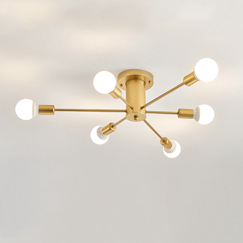 Metal Flush Mount Modern Style Flush Mount Ceiling Light for Banquet Hall