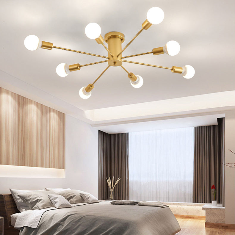 Metal Flush Mount Modern Style Flush Mount Ceiling Light for Banquet Hall
