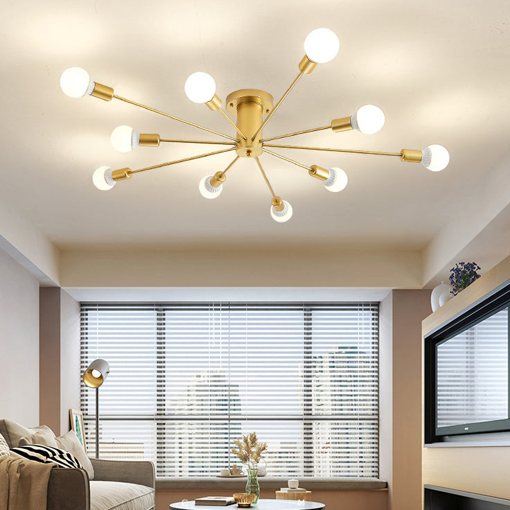 Metal Flush Mount Modern Style Flush Mount Ceiling Light for Banquet Hall