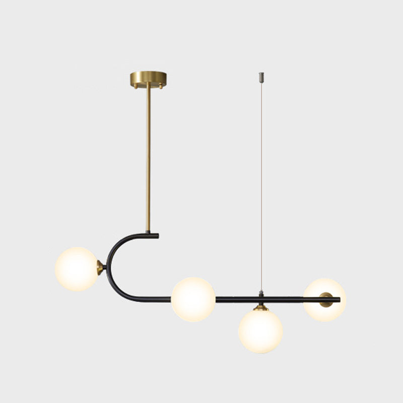 Linear Hanging Pendant Lights Contemporary Glass Ceiling Pendant Light