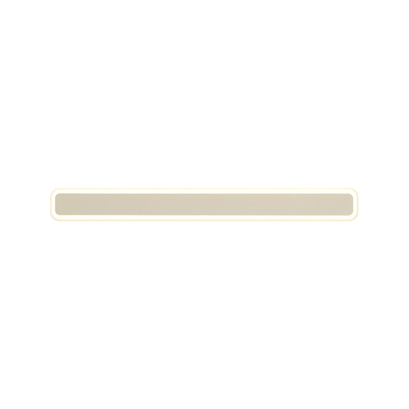 Modern Style Rectangle Shape Wall Sconce Acrylic 1 Light Sconces for Bedroom