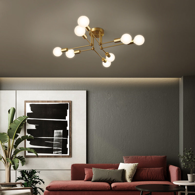 Metal Flush Mount Modern Style Flush Mount Lighting for Hallway